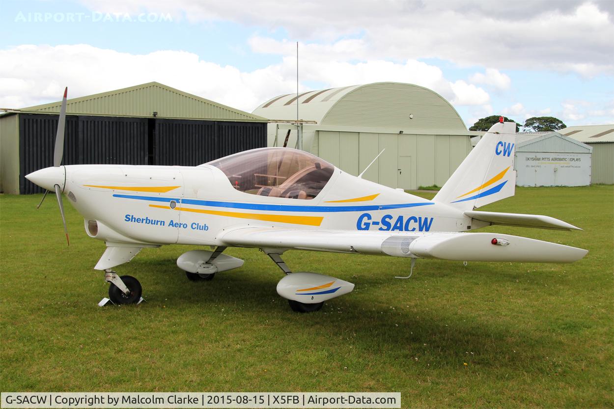 G-SACW, 2011 Aero AT-3 R100 C/N AT3-058, Aero AT-3 R100 at Fishburn Airfield, August 15th 2015.