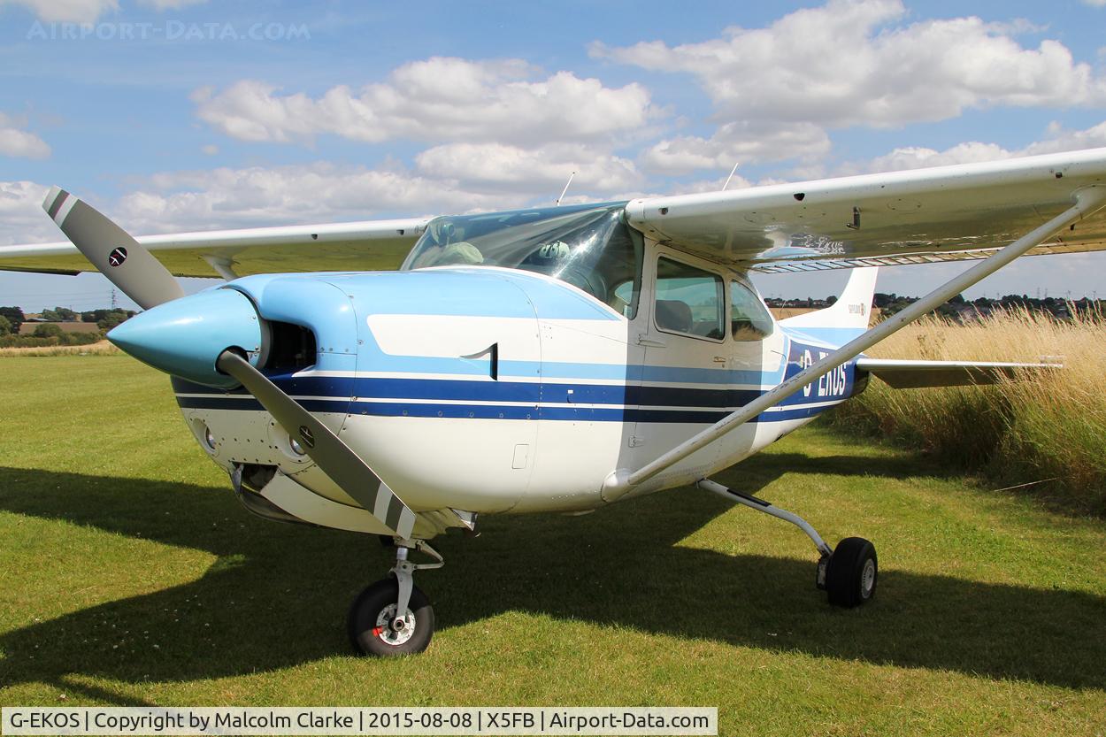 G-EKOS, 1978 Reims FR182 Skylane RG C/N 0017, Reims FR182, Fishburn Airfield, August 8th 2015.
