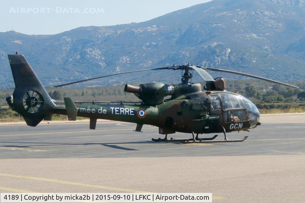 4189, Aerospatiale SA-342M Gazelle C/N 2189, Parked