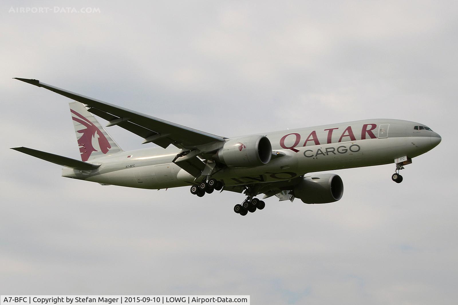 A7-BFC, 2011 Boeing 777-FDZ C/N 36099, Qatar Cargo B.777-FDZ @ GRZ