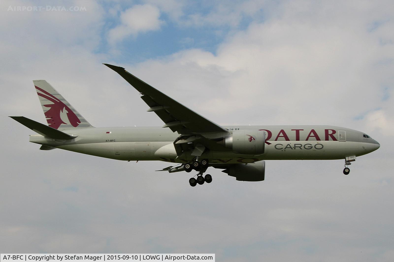A7-BFC, 2011 Boeing 777-FDZ C/N 36099, Qatar Cargo B.777-FDZ @ GRZ