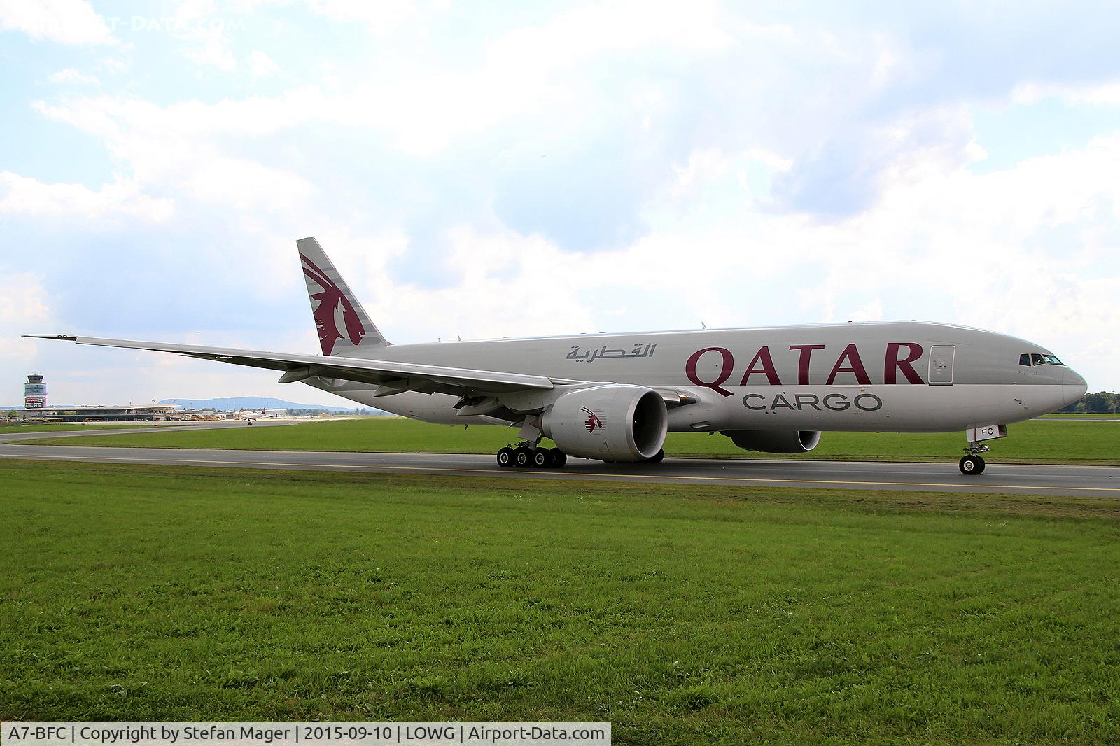 A7-BFC, 2011 Boeing 777-FDZ C/N 36099, Qatar Cargo B.777-FDZ @ GRZ
Preparing for take off...