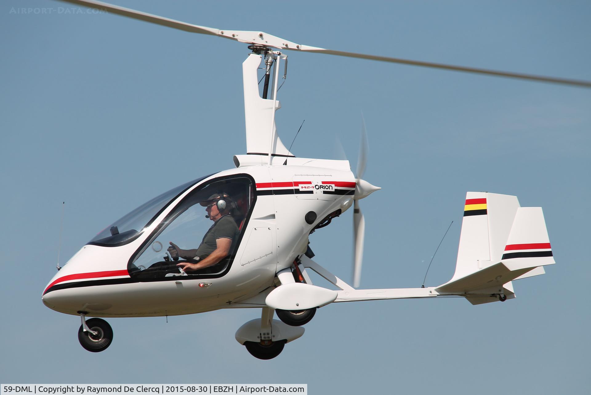 59-DML, Magni Gyro M-24 Orion C/N Not found 59-DML, 59 DML little bit more personalized . Taking off destination Lille-Marcq.