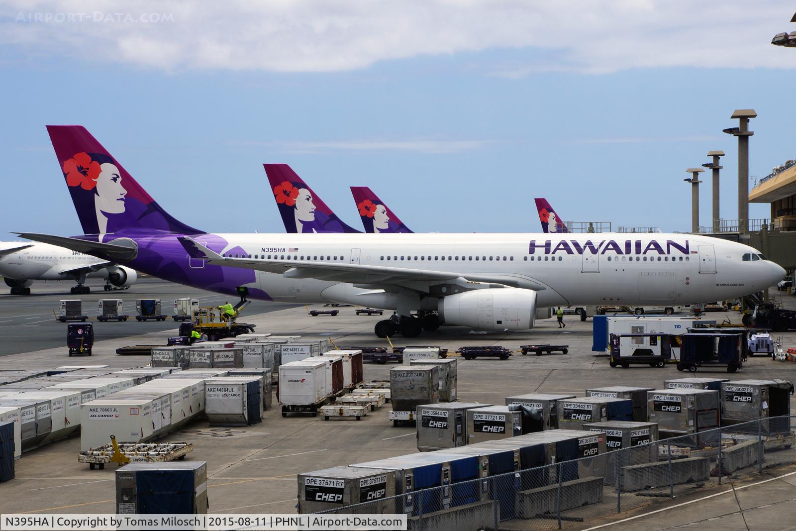 N395HA, 2013 Airbus A330-243 C/N 1469, Seen at Hawaiian's base at HNL
