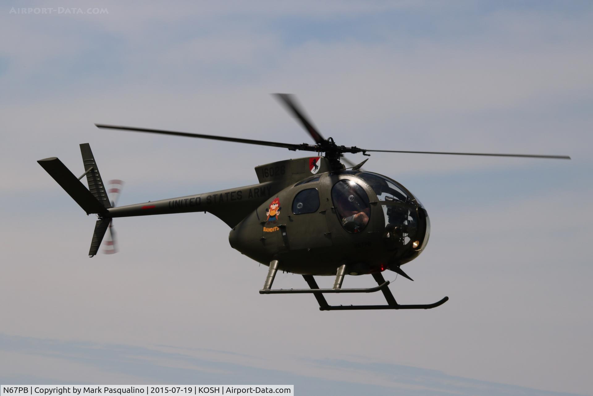 N67PB, 1968 Hughes OH-6A Cayuse C/N 480411, Hughes OH-6A