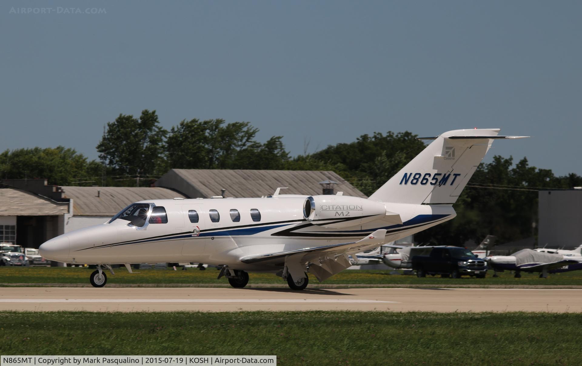 N865MT, 2015 Cessna 525 Citation M2 C/N 525-0865, Cessna 525