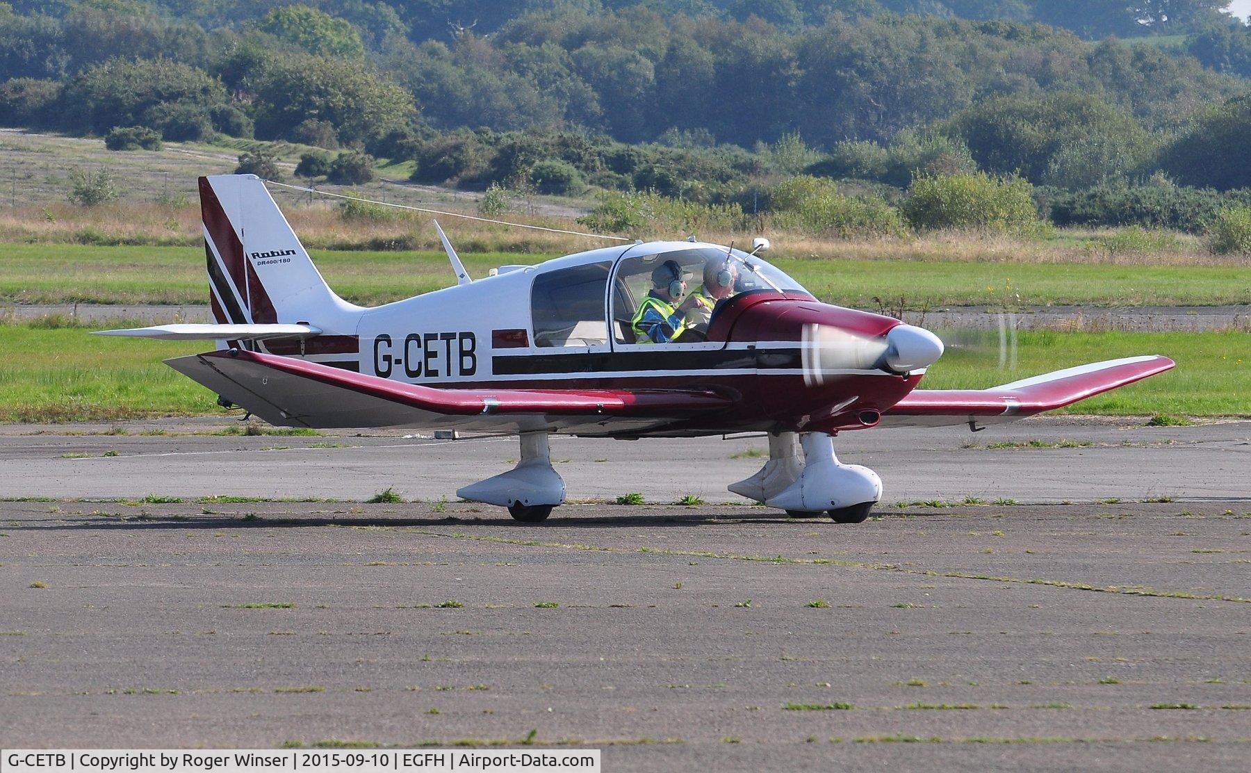 G-CETB, 1979 Robin DR-400-180 Regent Regent C/N 1369, Visiting Robin Regent. Previously registered D-EFQR.