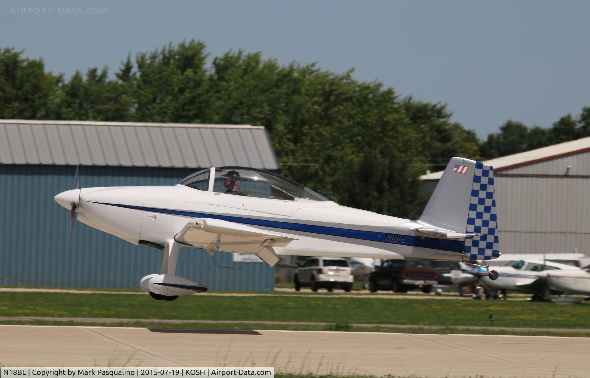 N18BL, 2007 Vans RV-8 C/N 82170, Vans RV-8