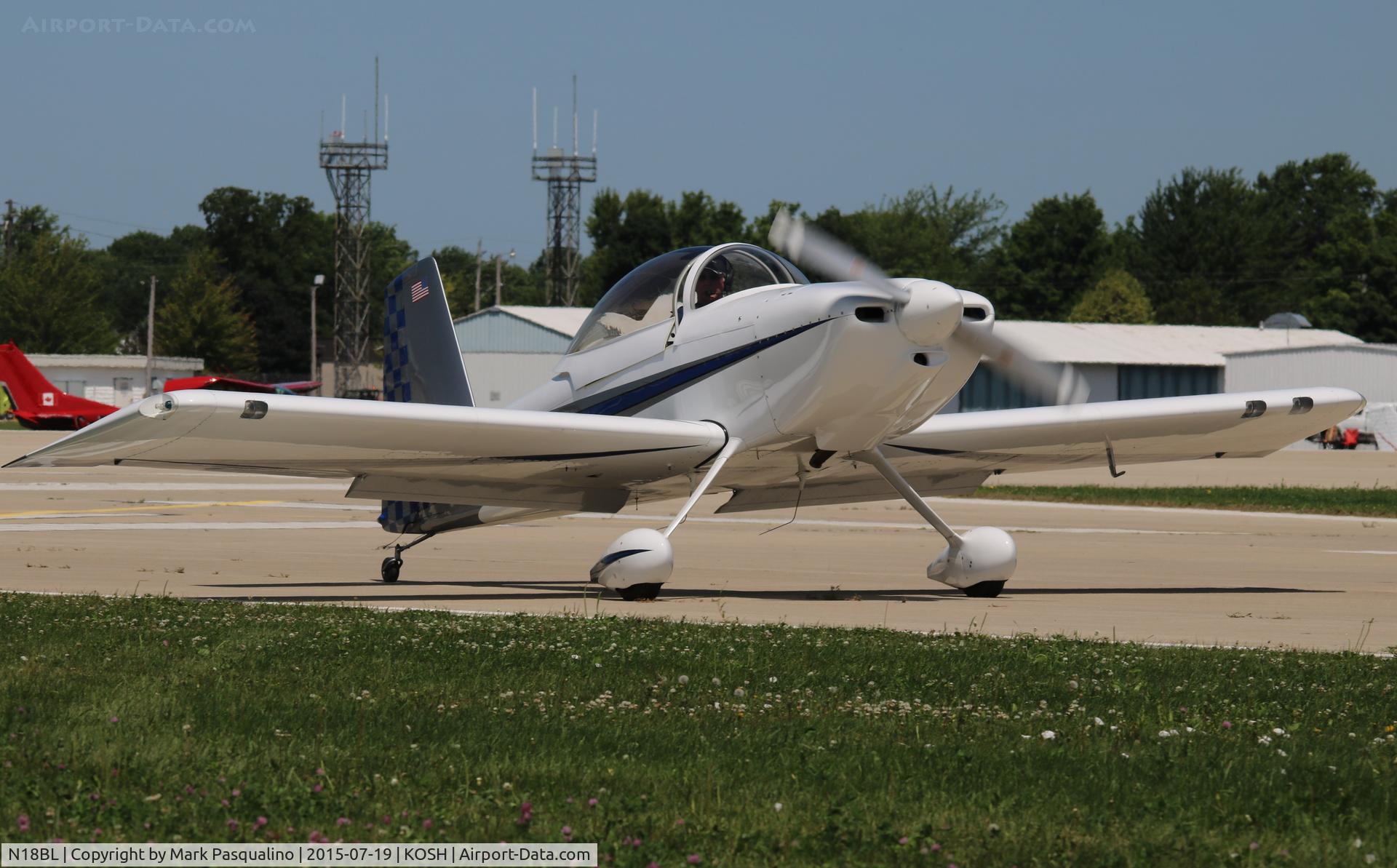 N18BL, 2007 Vans RV-8 C/N 82170, Vans RV-8
