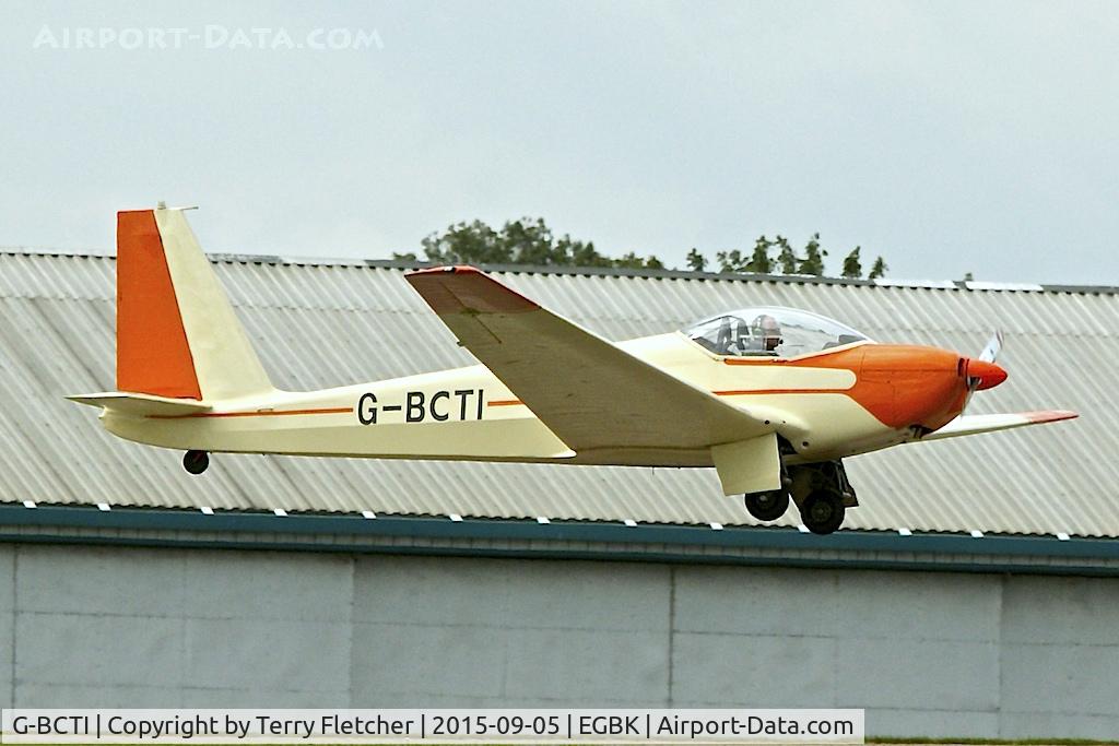 G-BCTI, 1974 Schleicher ASK-16 C/N 16029, At 2015 LAA Rally at Sywell