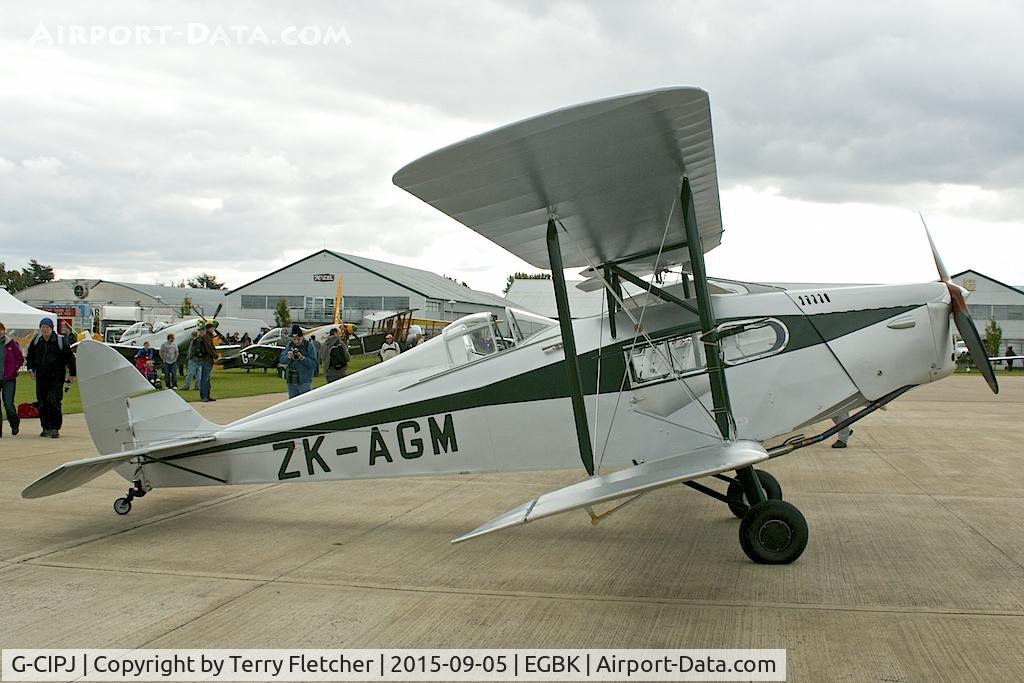 G-CIPJ, 1938 De Havilland DH.83 Fox Moth C/N TS2810, At 2015 LAA Rally at Sywell