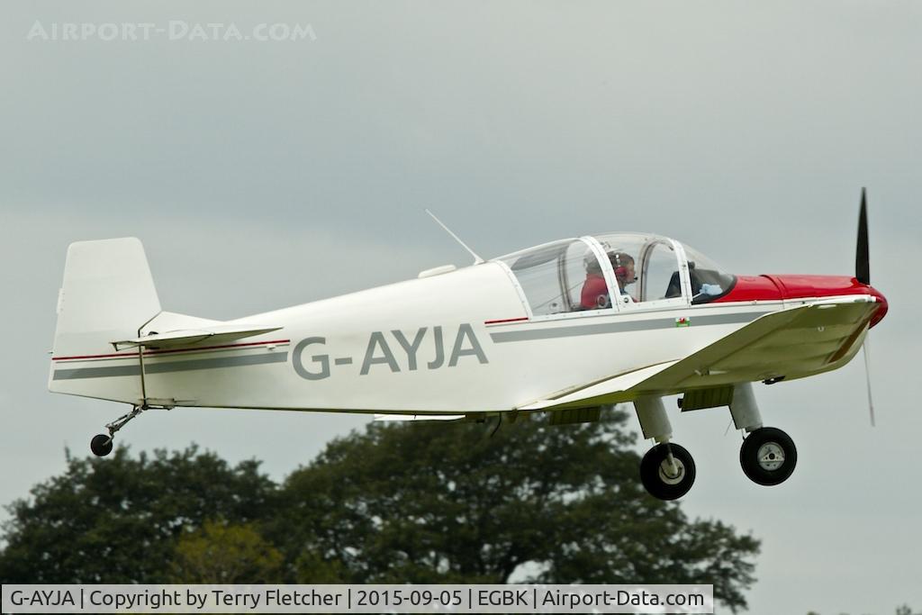 G-AYJA, 1960 SAN Jodel DR-1050 Ambassadeur C/N 150, At 2015 LAA Rally at Sywell