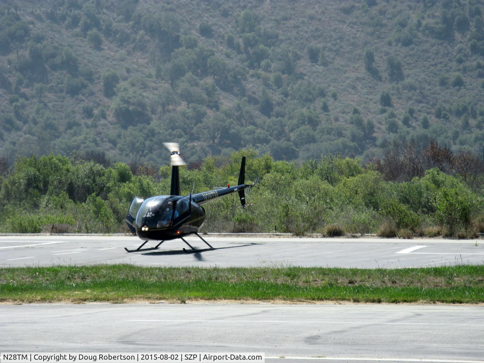 N28TM, Robinson R44 Raven C/N 1402, 2004 Robinson R44 RAVEN, Lycoming O-540 260 Hp derated to 225 Hp for takeoff, 205 Hp continuous, landed, main rotor slowing down rotation