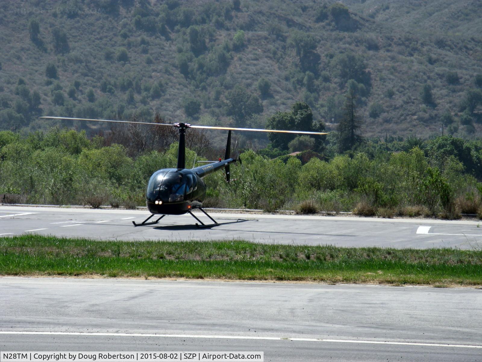 N28TM, Robinson R44 Raven C/N 1402, 2004 Robinson R44 RAVEN, Lycoming O-540 260 Hp derated to 225 Hp for takeoff, 205 Hp continuous, landed on SZP Helipad