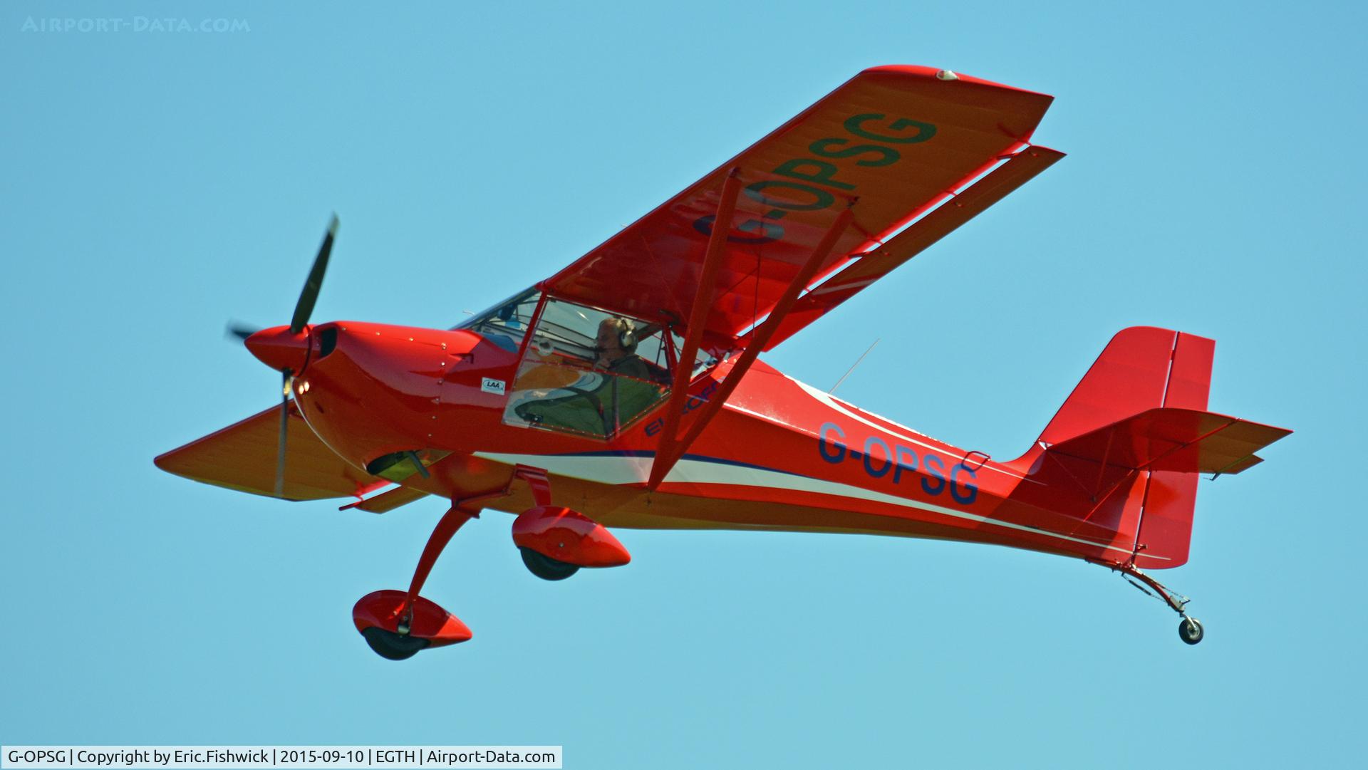 G-OPSG, 2013 Aeropro Eurofox 912(S) C/N LAA 376-15148, 43. G-OPSG departing The Shuttleworth Collection, Old Warden.