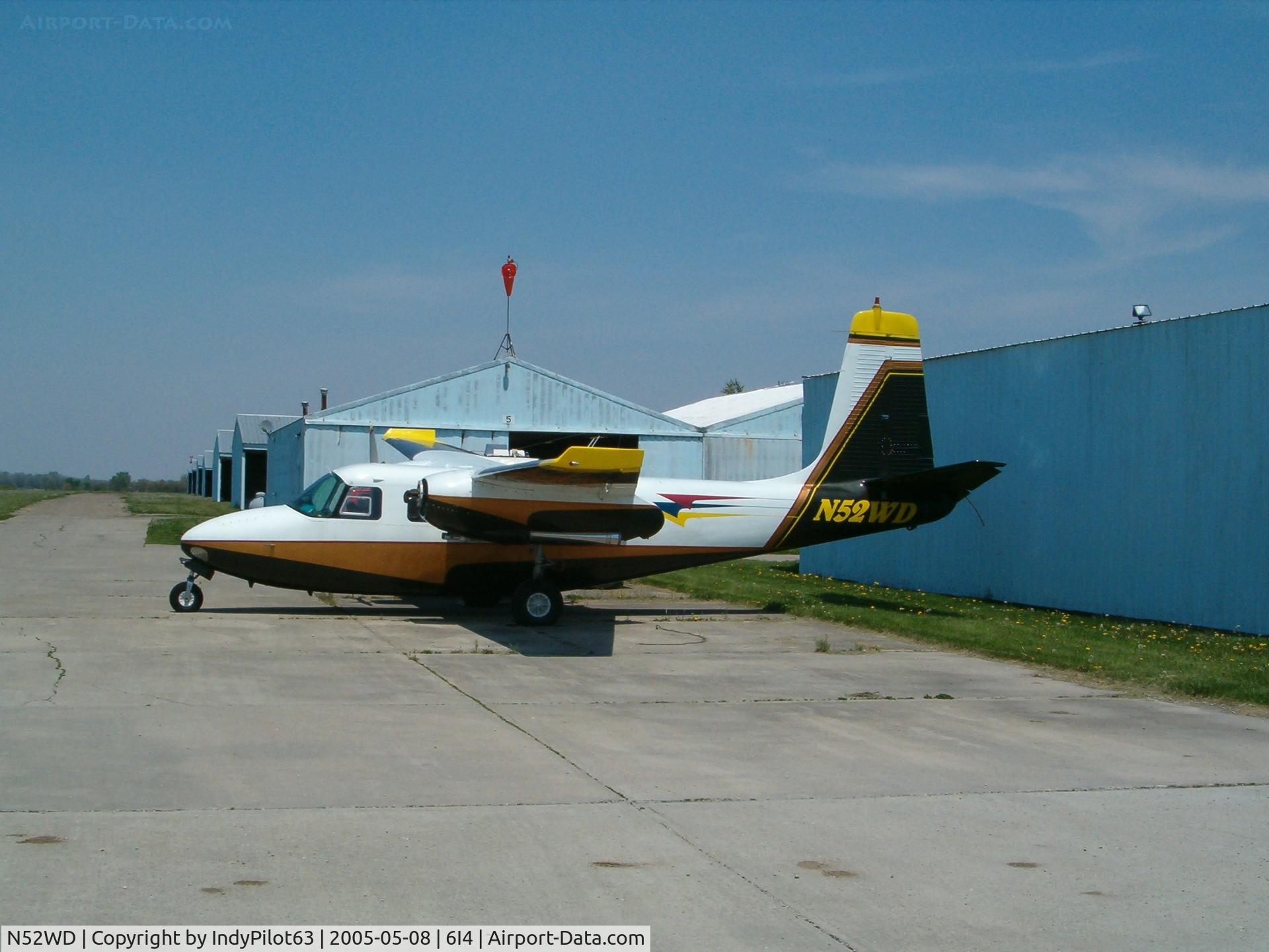 N52WD, 1954 Aero Commander 520 C/N 520-141, Tarmac