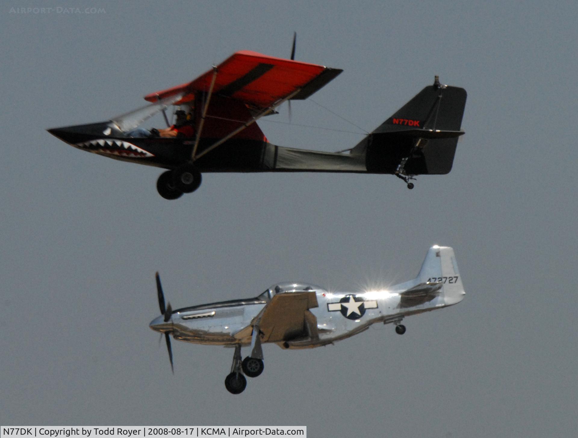 N77DK, 2004 Advanced Aviation Carrera C/N 001, Camarillo Airshow 2008