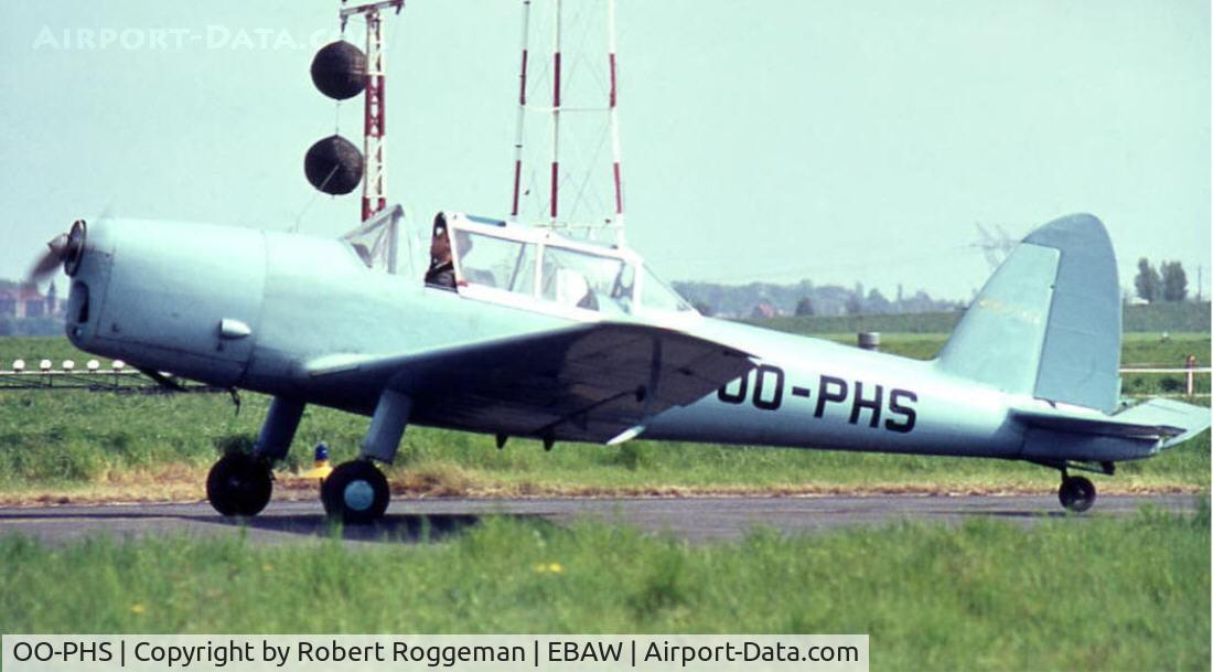 OO-PHS, De Havilland Canada DHC-1 Chipmunk T.10 C/N CCF.19, Mid 1960's.
