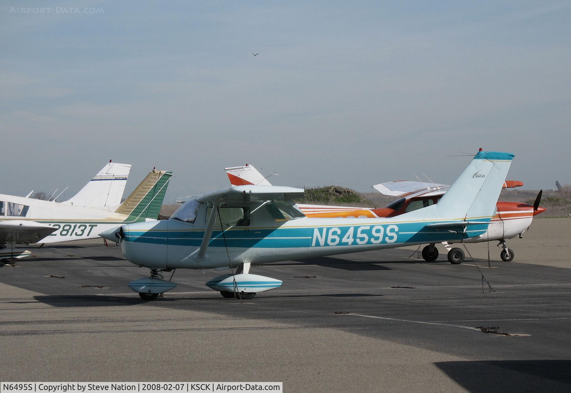 N6495S, 1967 Cessna 150H C/N 15067295, Locally-based 1967 Cessna 150H @ Stockton Municipal Airport, CA