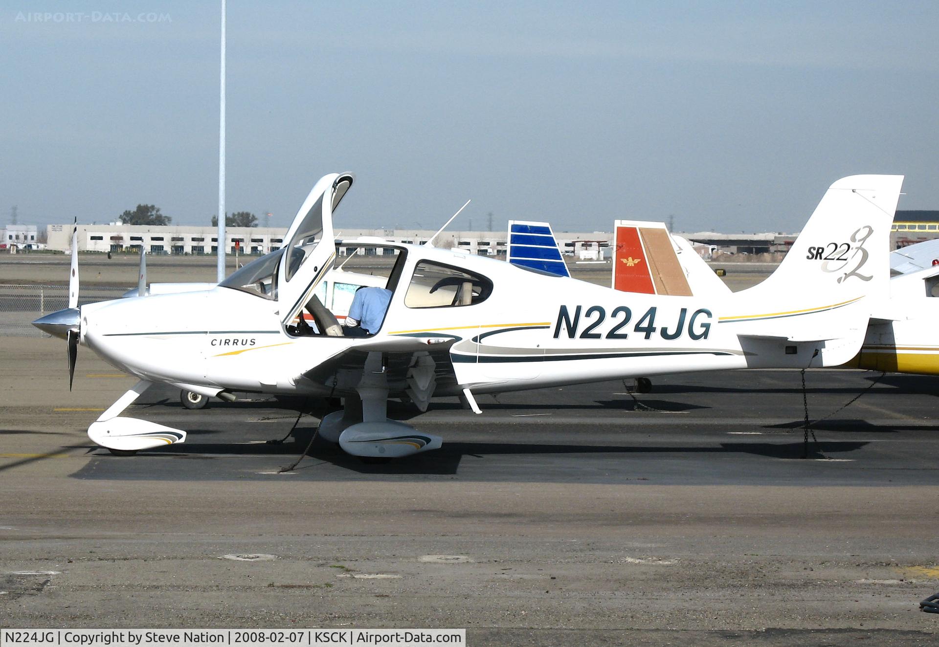 N224JG, 2004 Cirrus SR22 G2 C/N 1013, This 2004 Cirrus SR22 was locally-based at the time i photographed her @ KSCK (Stockton Municipal Airport, CA)