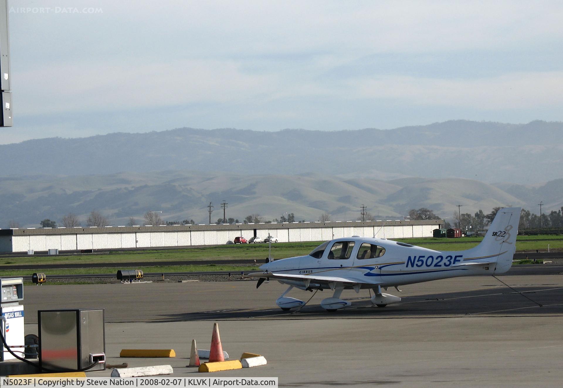 N5023F, 2004 Cirrus SR22 C/N 0842, This 2004 Cirrus SR22 was locally-based when i photographed her @ KLVK (Livermore Municipal Airport, CA)