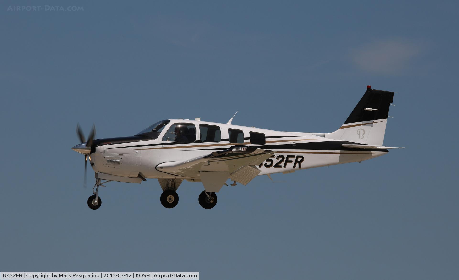 N452FR, Hawker Beechcraft Corp G36 Bonanza C/N E-3976, Hawker Beechcraft G36