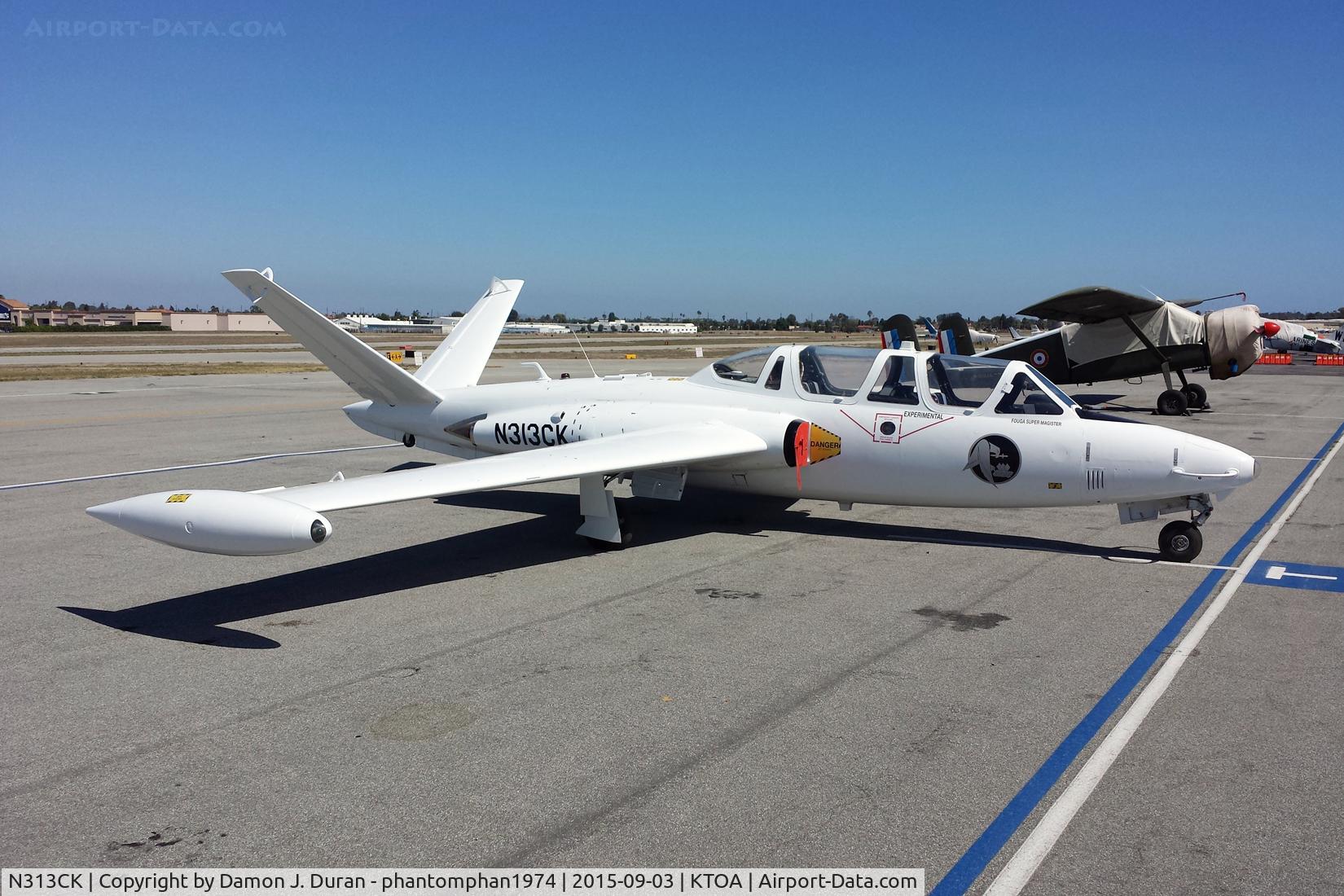 N313CK, Fouga CM-170 Magister C/N 546, Transient area