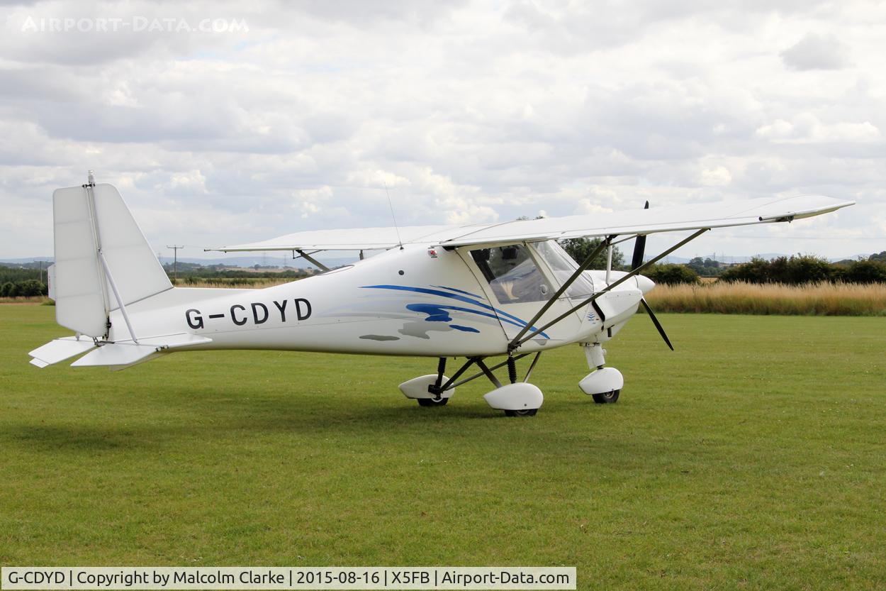 G-CDYD, 2006 Comco Ikarus C42 FB80 C/N 0604-6812, Ikarus C42 FB80 at Fishburn Airfield, August 16th 2015.