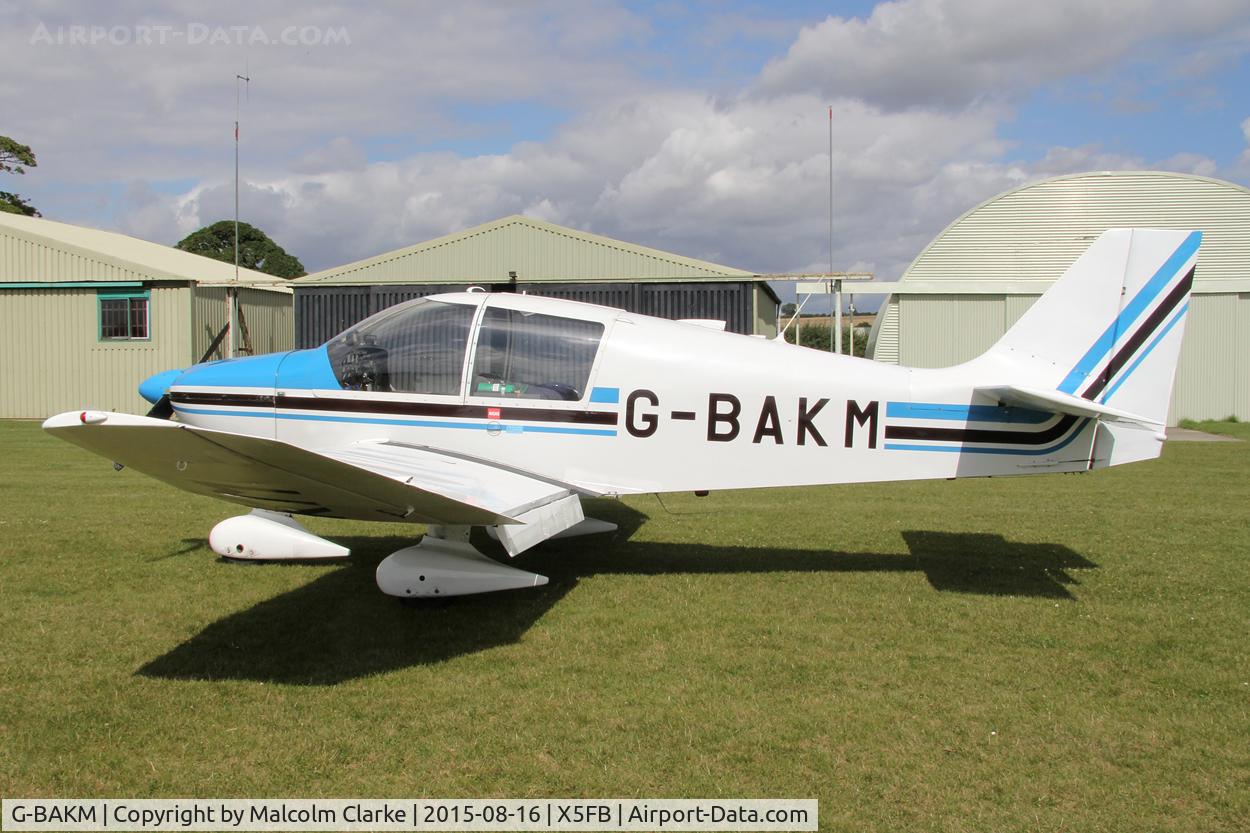G-BAKM, 1972 Robin DR-400-140 Major C/N 755, Robin DR-400-140 Major, Fishburn Airfield, August 16th 2015.
