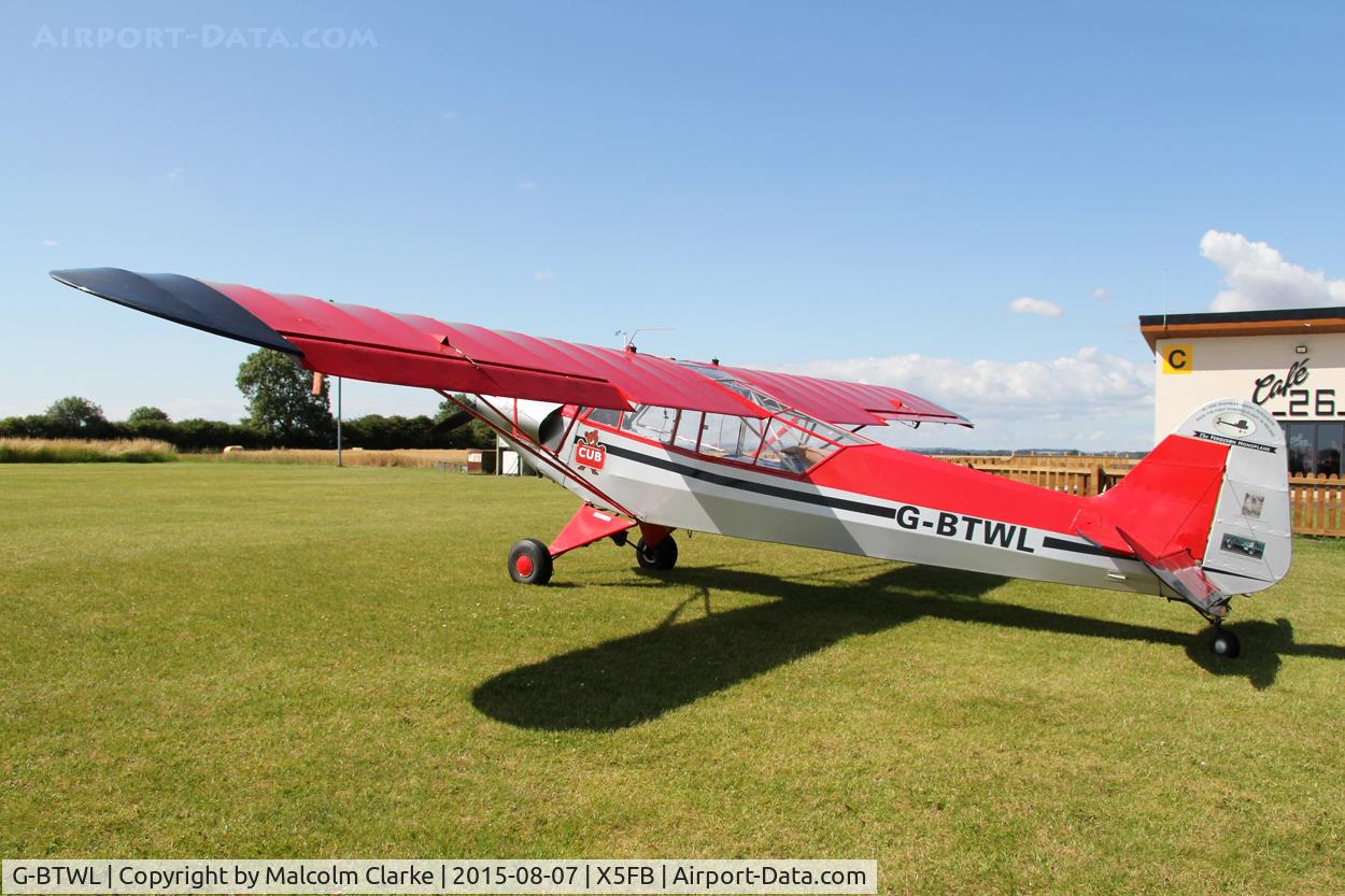 G-BTWL, 1992 Wag-Aero Sport Trainer C/N PFA 108-10893, Wag-Aero Sport Trainer at Fishburn Airfield, August 7th 2015.