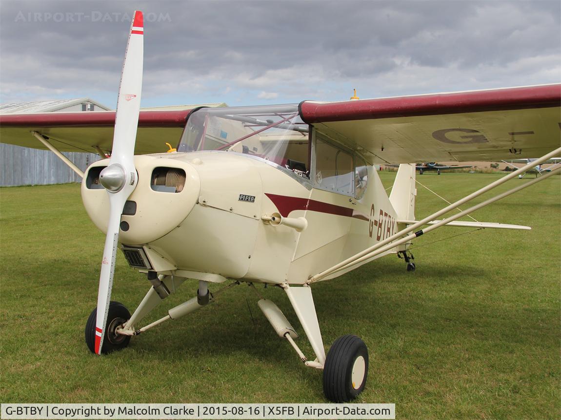 G-BTBY, 1948 Piper PA-17 Vagabond C/N 17-195, Piper PA-17 Vagabond, Fishburn Airfield, August 16th 2015.