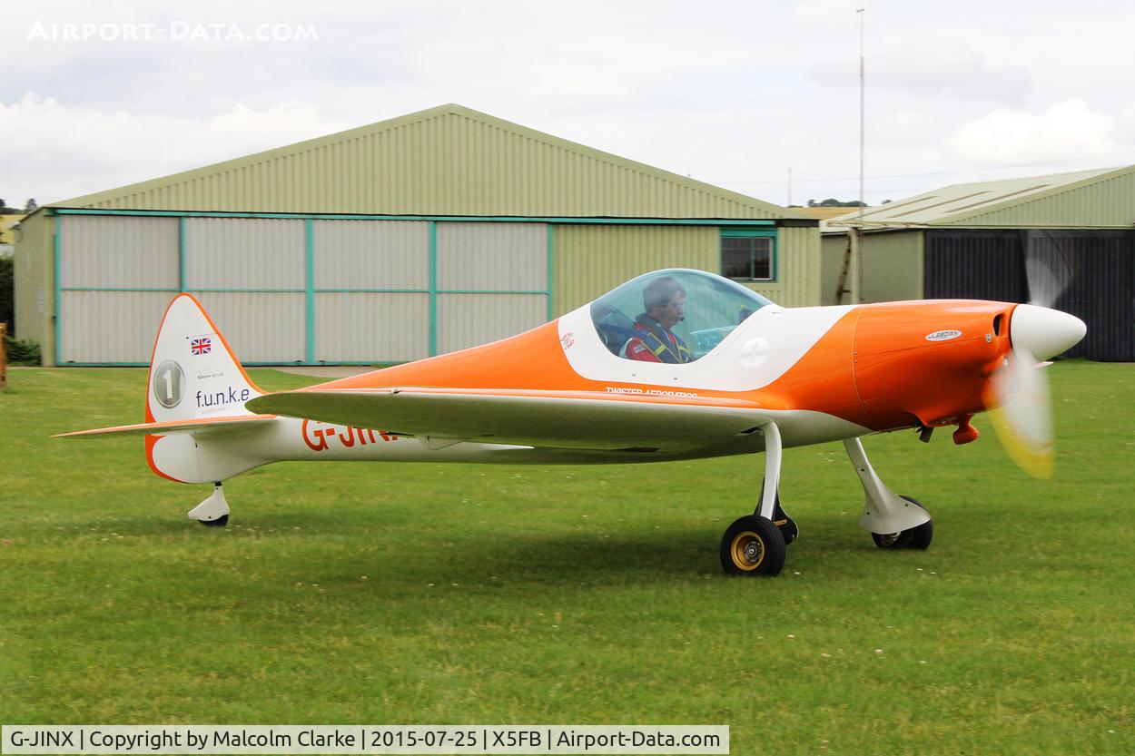 G-JINX, 2013 Silence Twister C/N LAA 329-15102, Silence Twister prior to an aerobatic performance at The Sunderland Air Show. Fishburn Airfield, July 25th 2015.