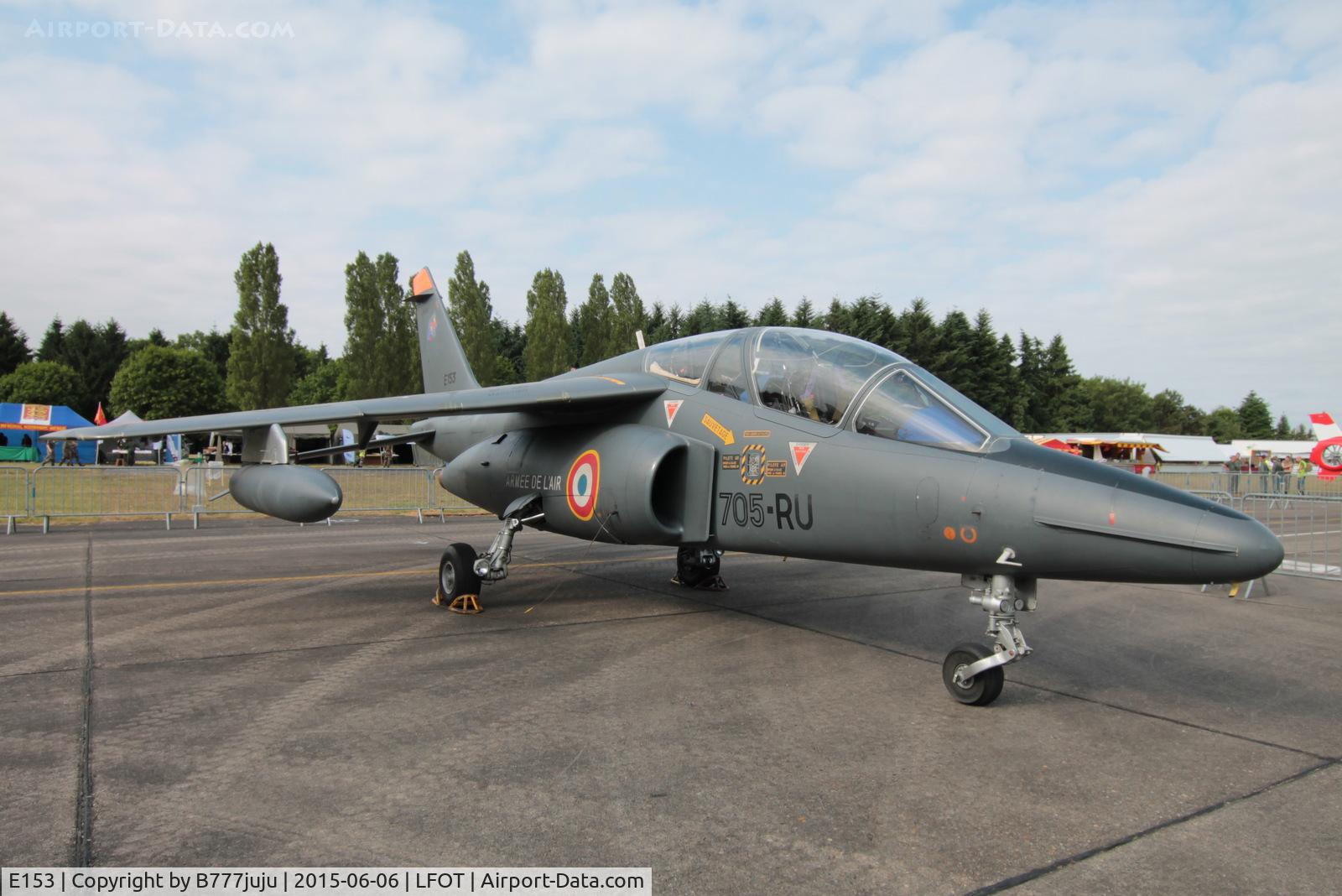 E153, Dassault-Dornier Alpha Jet E C/N E153, at Tours