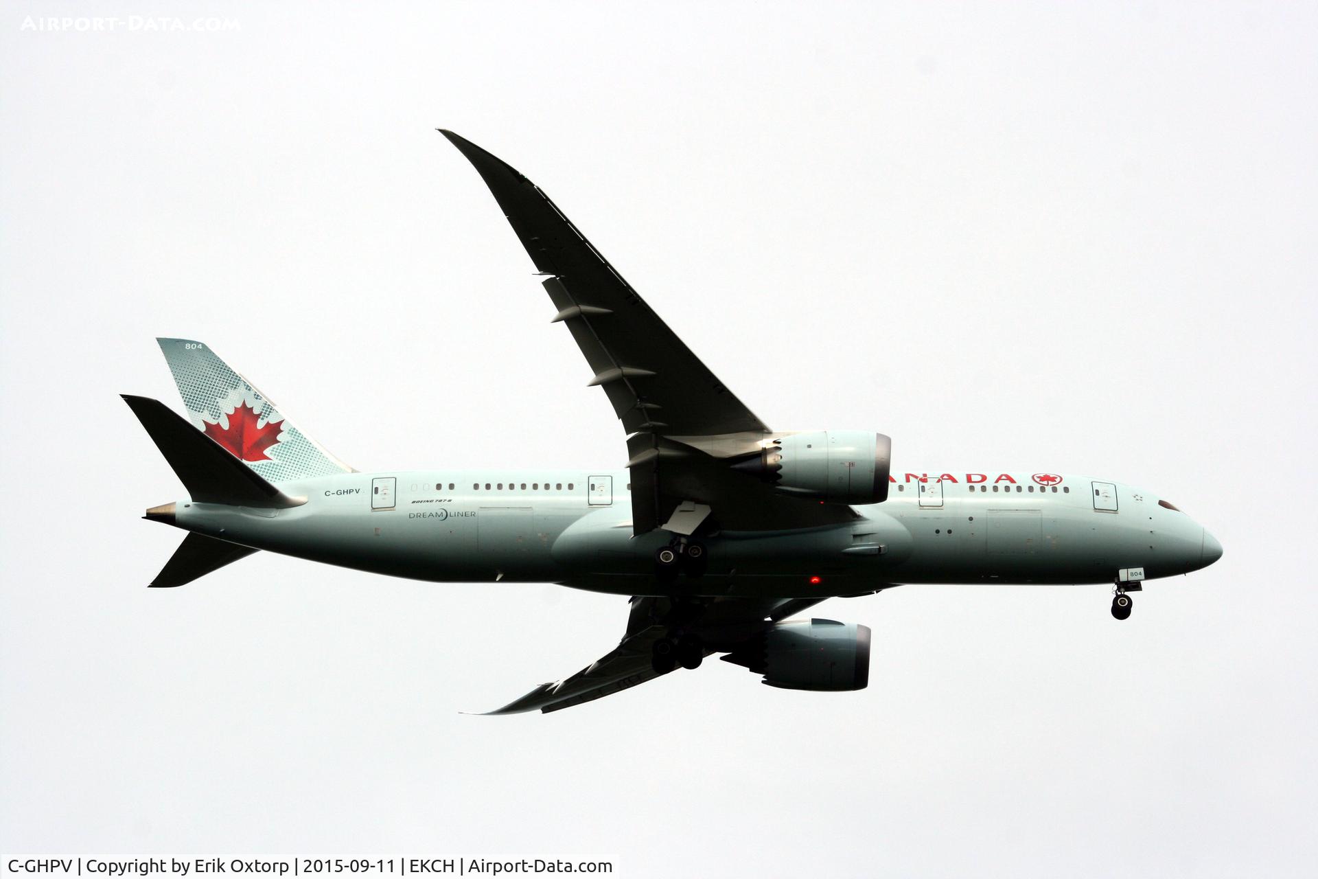 C-GHPV, 2014 Boeing 787-8 Dreamliner C/N 35260, C-GHPV landing rw 04L
