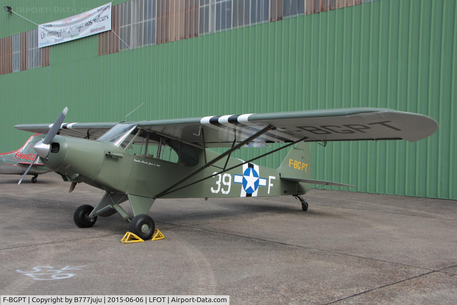 F-BGPT, 1951 Piper PA-18-125 Super Cub C/N 181137, at Tours
