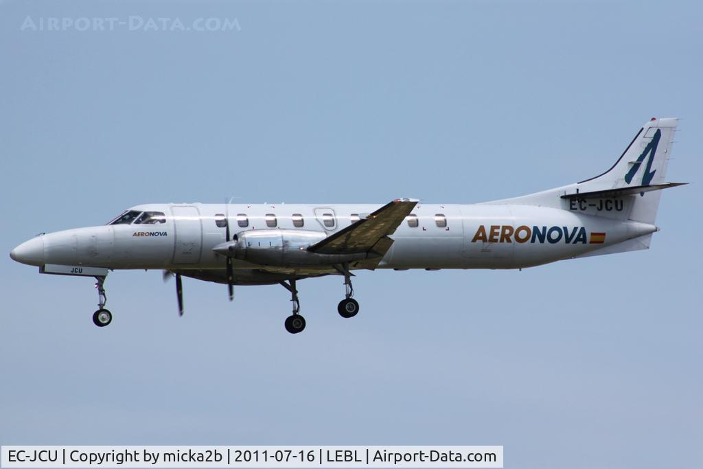EC-JCU, 1987 Fairchild SA-227AC Metro III C/N AC-679B, Landing