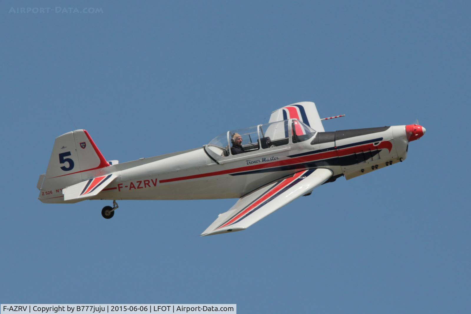 F-AZRV, Zlin Z-526 Trener Master C/N 1079, at Tours