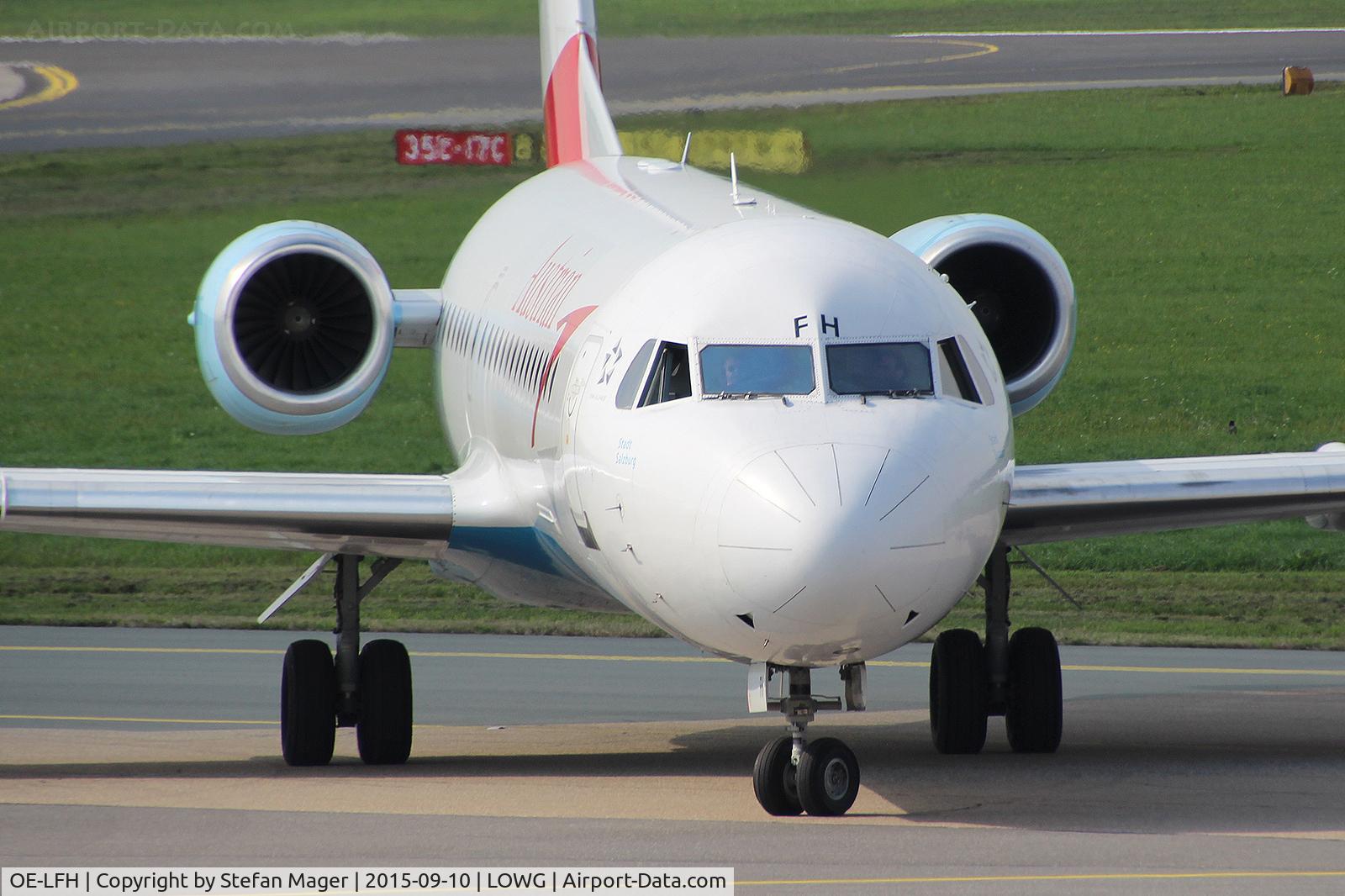 OE-LFH, 1995 Fokker 70 (F-28-0070) C/N 11554, Austrian Fokker 70 @ GRZ