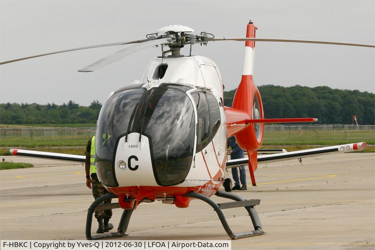 F-HBKC, 2009 Eurocopter EC-120B Colibri NHE C/N 1600, Eurocopter EC 120B Calliopé NHE, Static display, Avord Air Base 702 (LFOA) Open day 2012