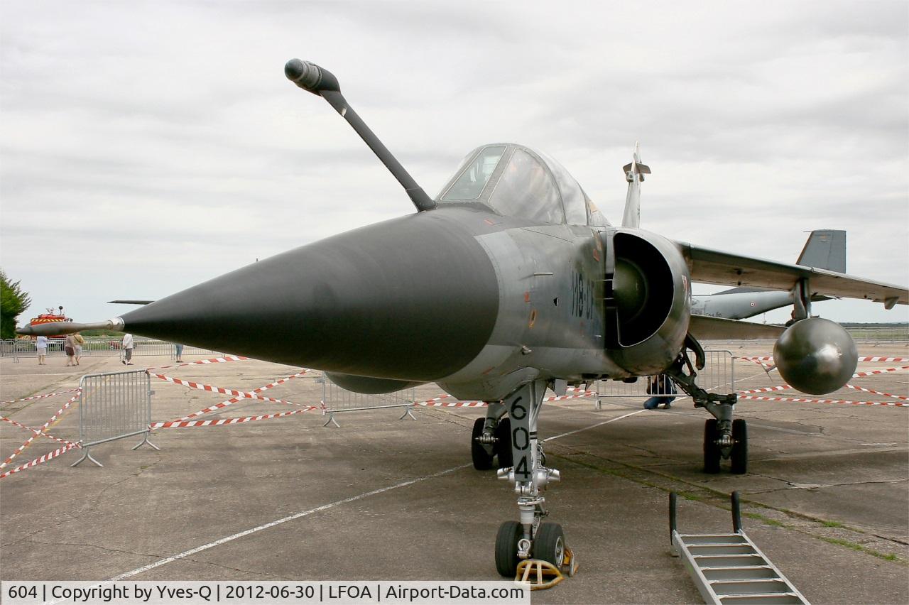 604, Dassault Mirage F.1CR C/N 604, Dassault Mirage F1CR, Static display, Avord Air Base 702 (LFOA) open day 2012