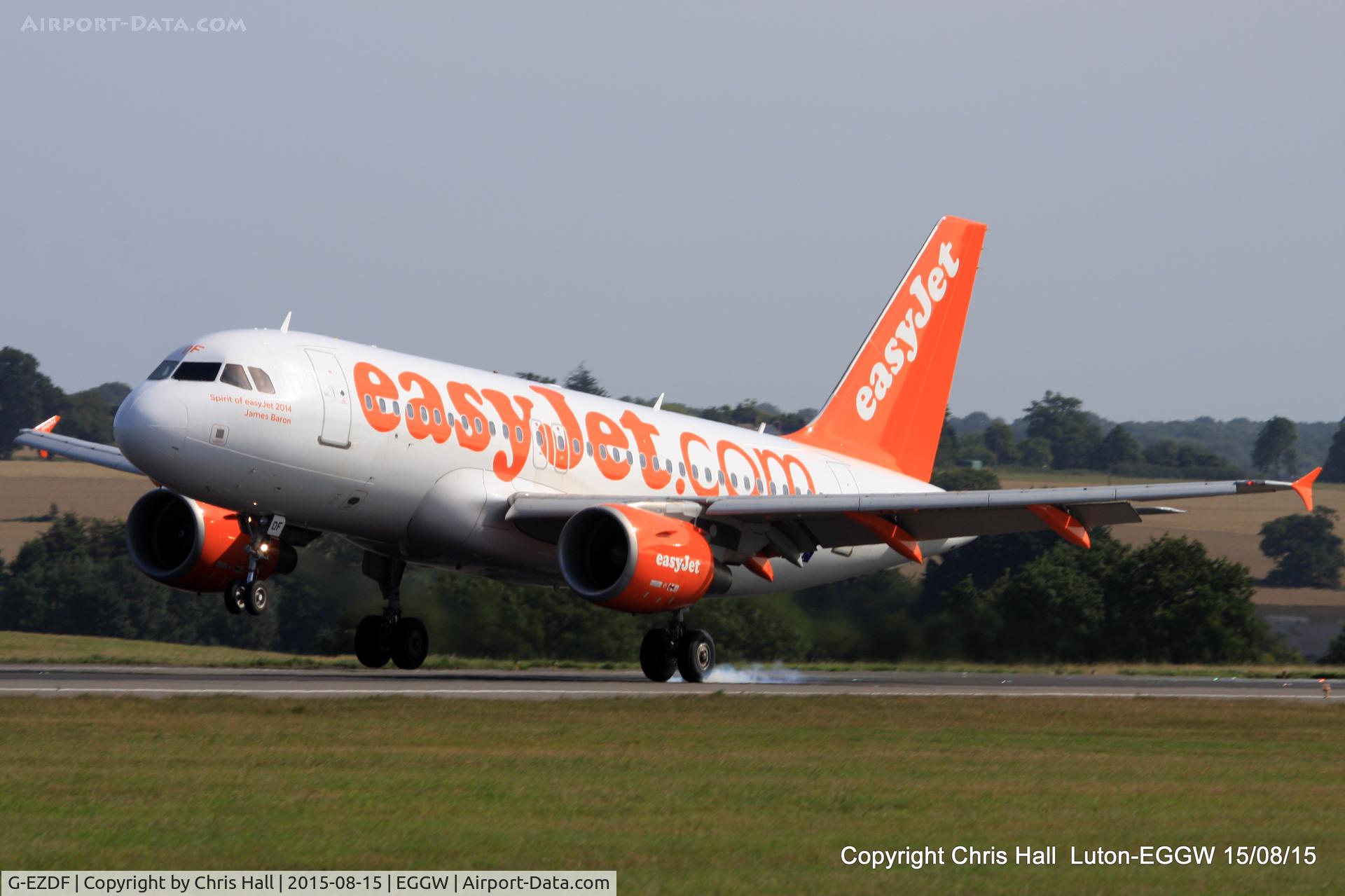 G-EZDF, 2008 Airbus A319-111 C/N 3432, easyJet