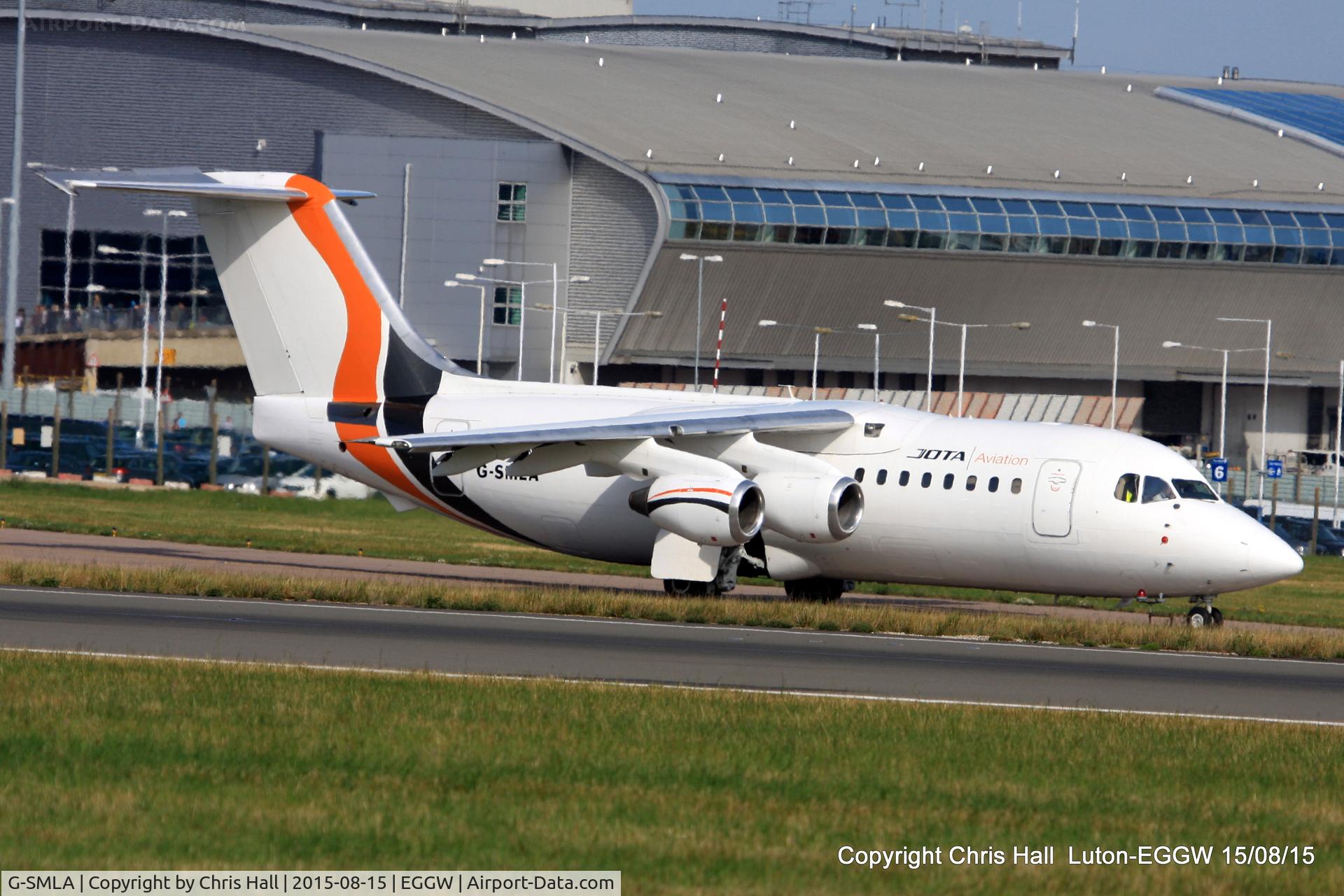 G-SMLA, 1985 British Aerospace BAe.146-200 C/N E2047, Jota Aviation