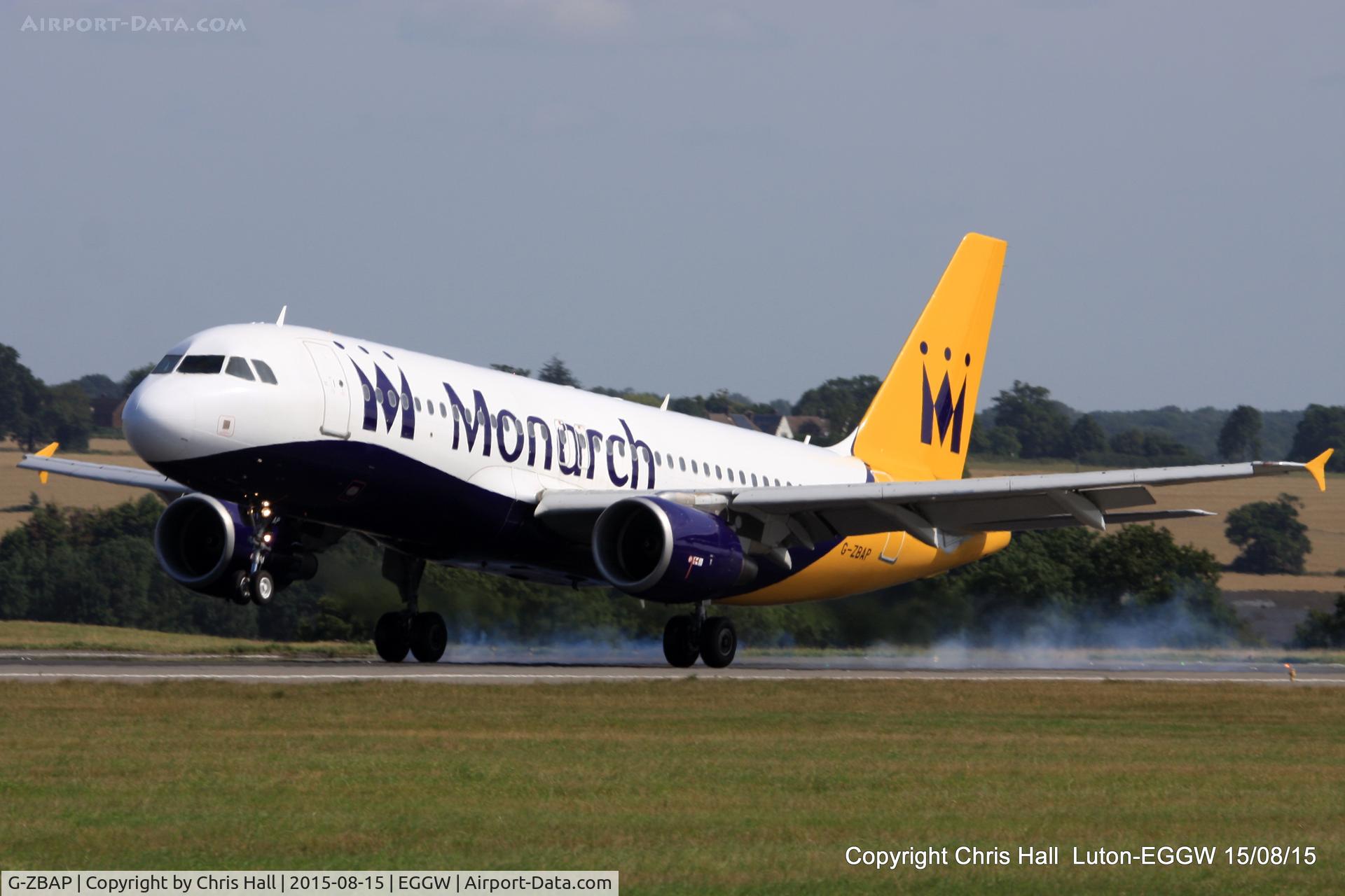 G-ZBAP, 2001 Airbus A320-214 C/N 1605, Monarch