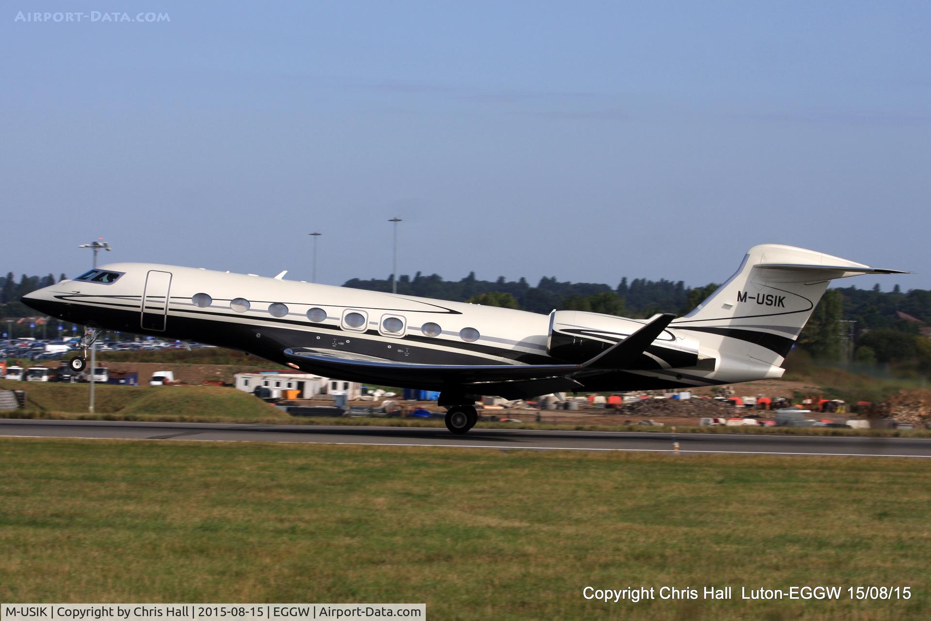 M-USIK, 2013 Gulfstream Aerospace G650 (G-VI) C/N 6037, YYA Aviation
