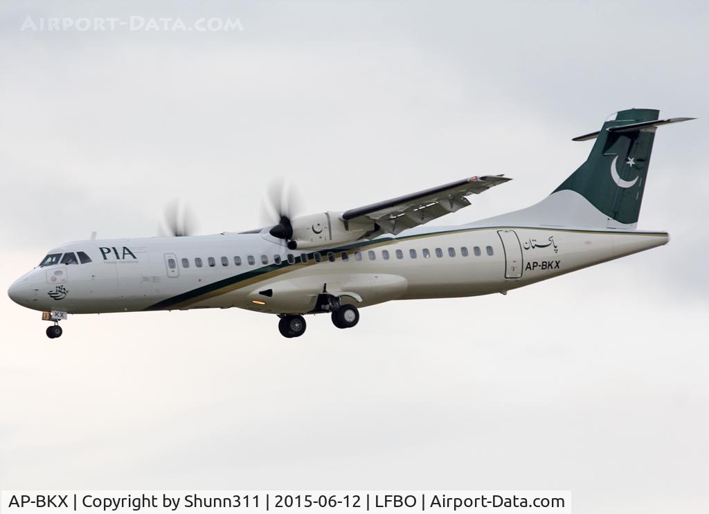 AP-BKX, 2012 ATR 72-500 C/N 1037, Delivery day from LFBF... Ex. UTAir Ukraine as UR-UTL