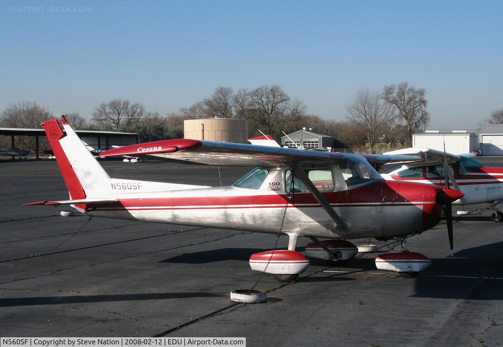 N560SF, 1974 Cessna 150M C/N 15075865, 1974 Cessna 150M visiting @ UC Davis Airport