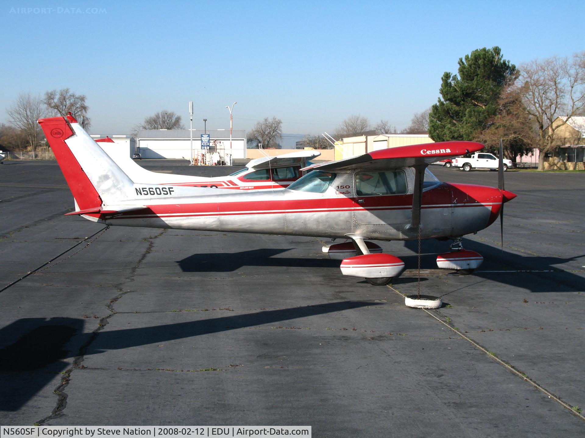 N560SF, 1974 Cessna 150M C/N 15075865, 1974 Cessna 150M visiting @ UC Davis Airport