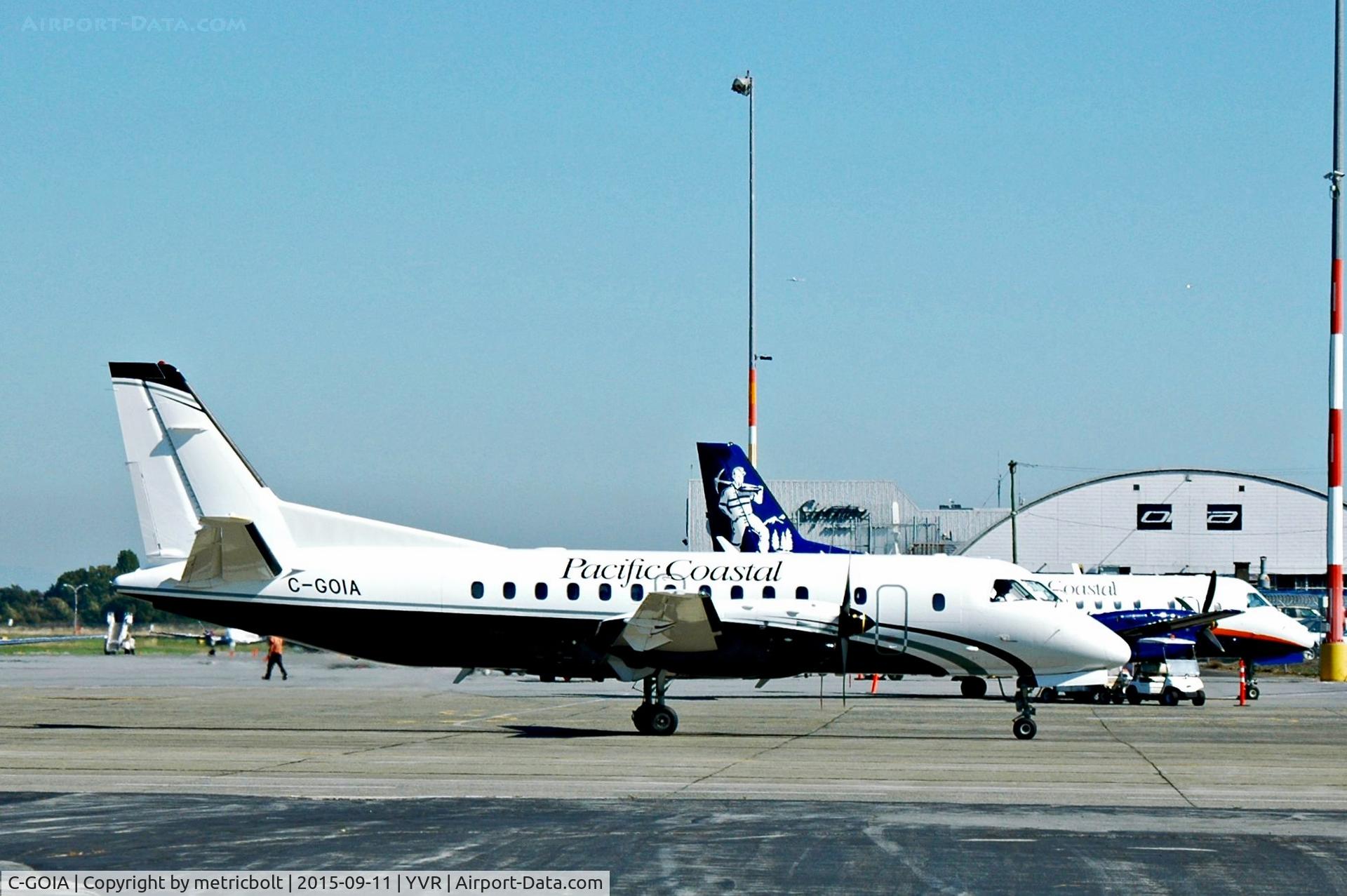 C-GOIA, 1993 Saab 340B C/N 340B-347, Now with Pacific Coastal titles.