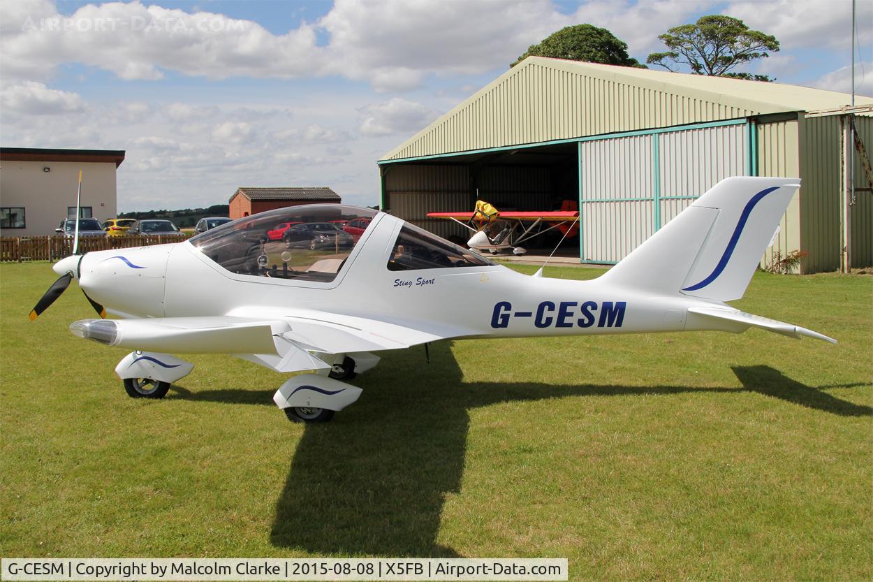 G-CESM, 2011 TL Ultralight TL-2000 Sting Sport C/N LAA 347-14801, TL Ultralight TL-2000 Sting Sport at Fishburn Airfield, August 8th 2015.