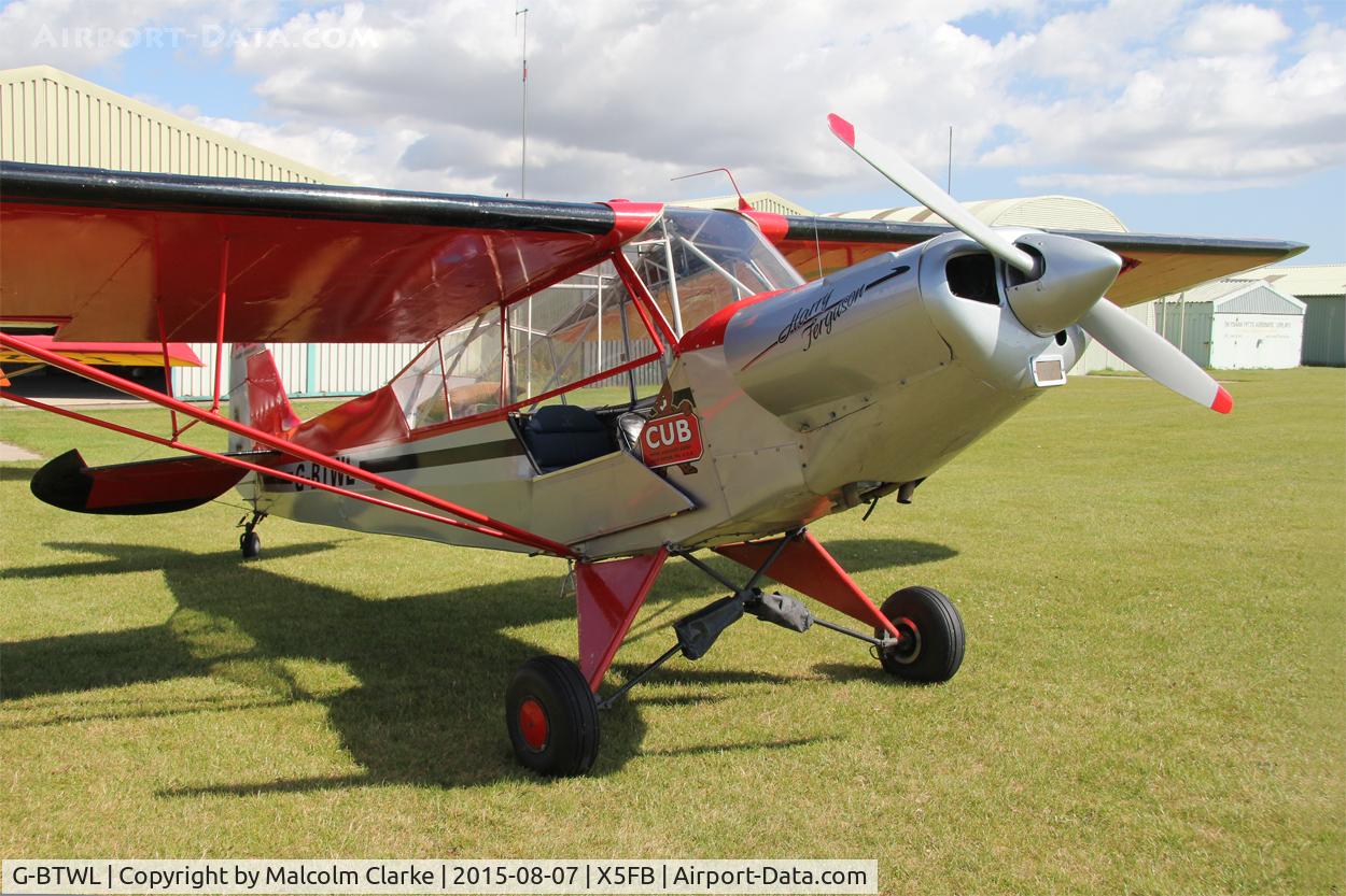 G-BTWL, 1992 Wag-Aero Sport Trainer C/N PFA 108-10893, Wag-Aero Sport Trainer, Fishburn Airfield, August 7th 2015.
